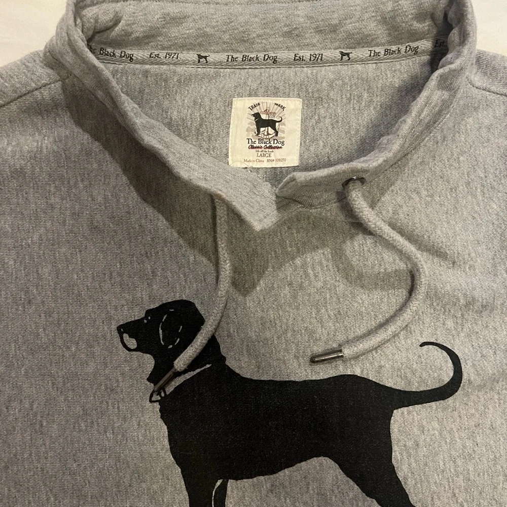 The Black Dog Classic Heavyweight Fisherman in Heather Gray - Picture 2 of 3
